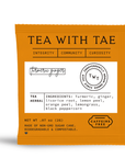 Turmeric Ginger Herbal Tea - Individually Wrapped Tea Bag