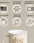 Dog Mom 11 oz Campfire Coffee Mug - Home Decor