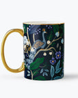 Peacock Porcelain Mug