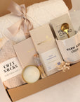 Warm And Cozy Candle Gift Box with Blanket