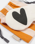 Orange/Pink Stripe Eyemask