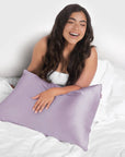Satin Pillowcase - Lavender