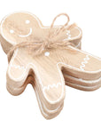 Christmas Gingerbread Man Coaster Set