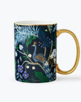 Peacock Porcelain Mug