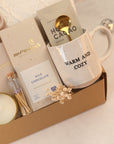 Warm And Cozy Candle Gift Box with Blanket