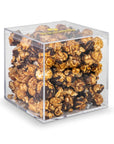Caramel Chocolate Drizzle Gourmet Popcorn - Acrylic Gift Box