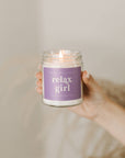 Relax, Girl 9 oz Soy Candle - Home Decor & Gifts
