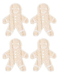 Christmas Gingerbread Man Coaster Set