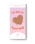 Valentine's Day Card w Chocolate Bar – Make My Heart Melt