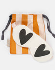 Orange/Pink Stripe Eyemask