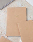 A5 Tan 'Notes' Notebook