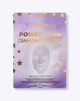 Power Glow Diamond Infused Metallic Face Sheet Mask 💎