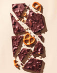 California Love Dark Chocolate Salted Pretzel Bar
