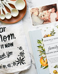 Family Recipe Book & Keepsake Journal | Mother's Day Gift
