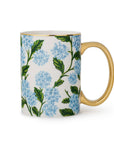 Hydrangea Porcelain Mug