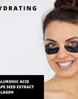 Wake Up Hydrogel Eye Patch Charcoal + Hyaluronic Acid