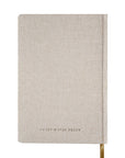 You Got This - Tan and Gold Foil Fabric Journal