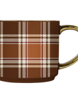 *NEW* Brown Plaid Coffee Mug - Fall Decor & Gifts
