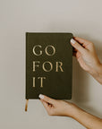Go For It Fabric Journal - Home Decor & Gifts