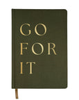 Go For It Fabric Journal - Home Decor & Gifts