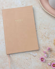A5 Tan 'Notes' Notebook