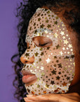 Power Glow Diamond Infused Metallic Face Sheet Mask 💎