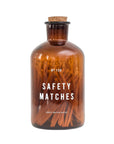 Large Apothecary Safety Matches, White - Home Decor & Gifts