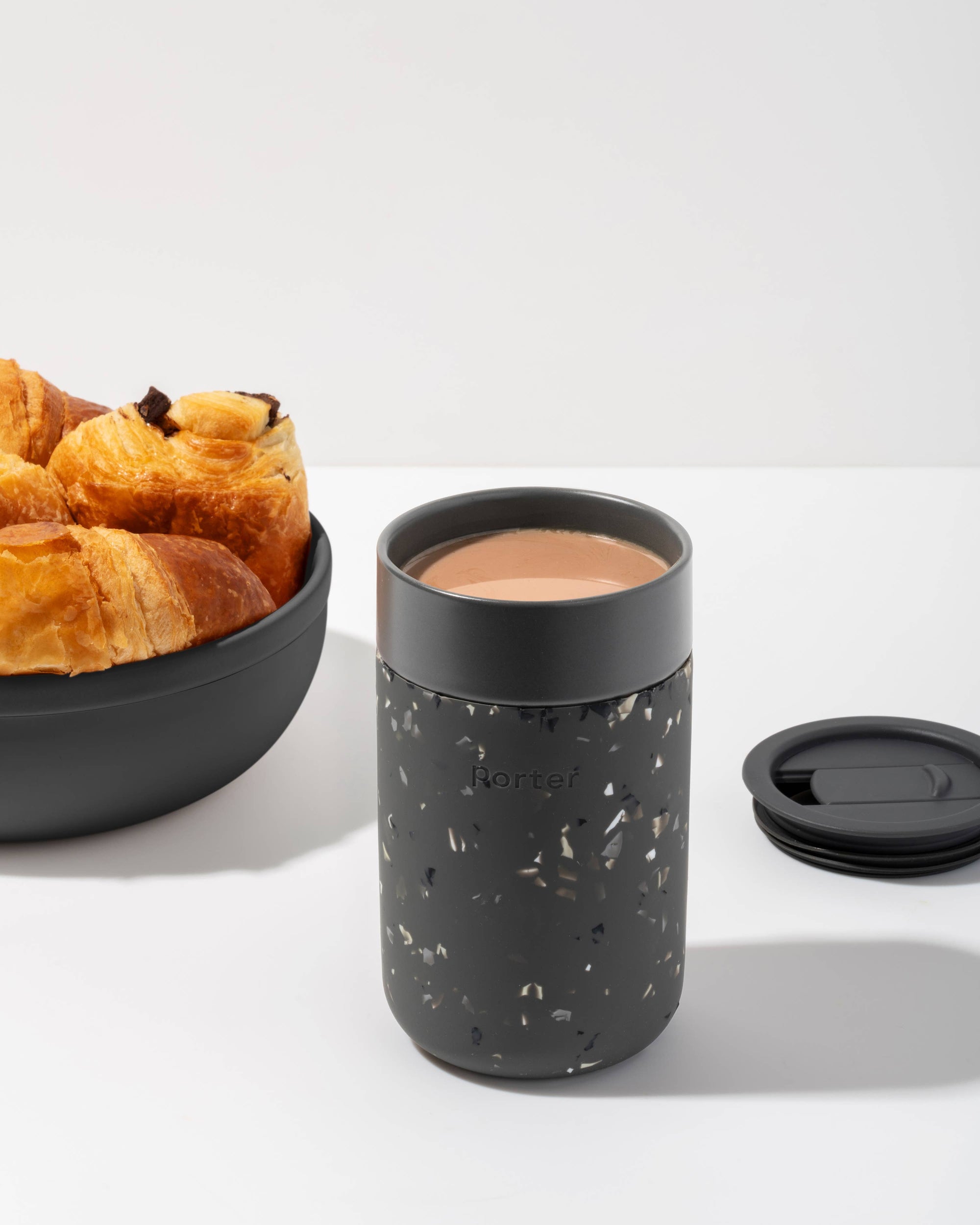 Ceramic Reusable Coffee Mug 16oz - Terrazzo