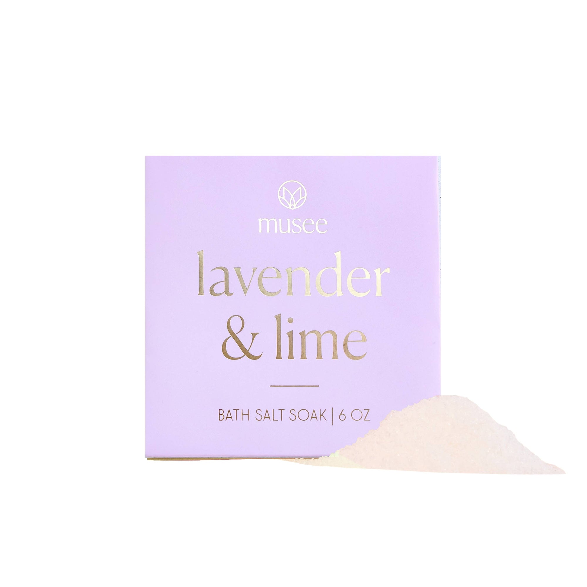 Lavender &amp; Lime Mini Bath Salt Soak