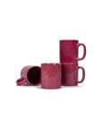 Mug 4-Pack 17oz Red Ceramic Straight Body PRICE IS PER MUG