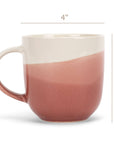 Mug 4-Pk Triple Dipped Red 14 ounce Ceramic PRICE IS PER MUG