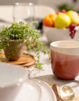 Mug 4-Pk Triple Dipped Red 14 ounce Ceramic PRICE IS PER MUG