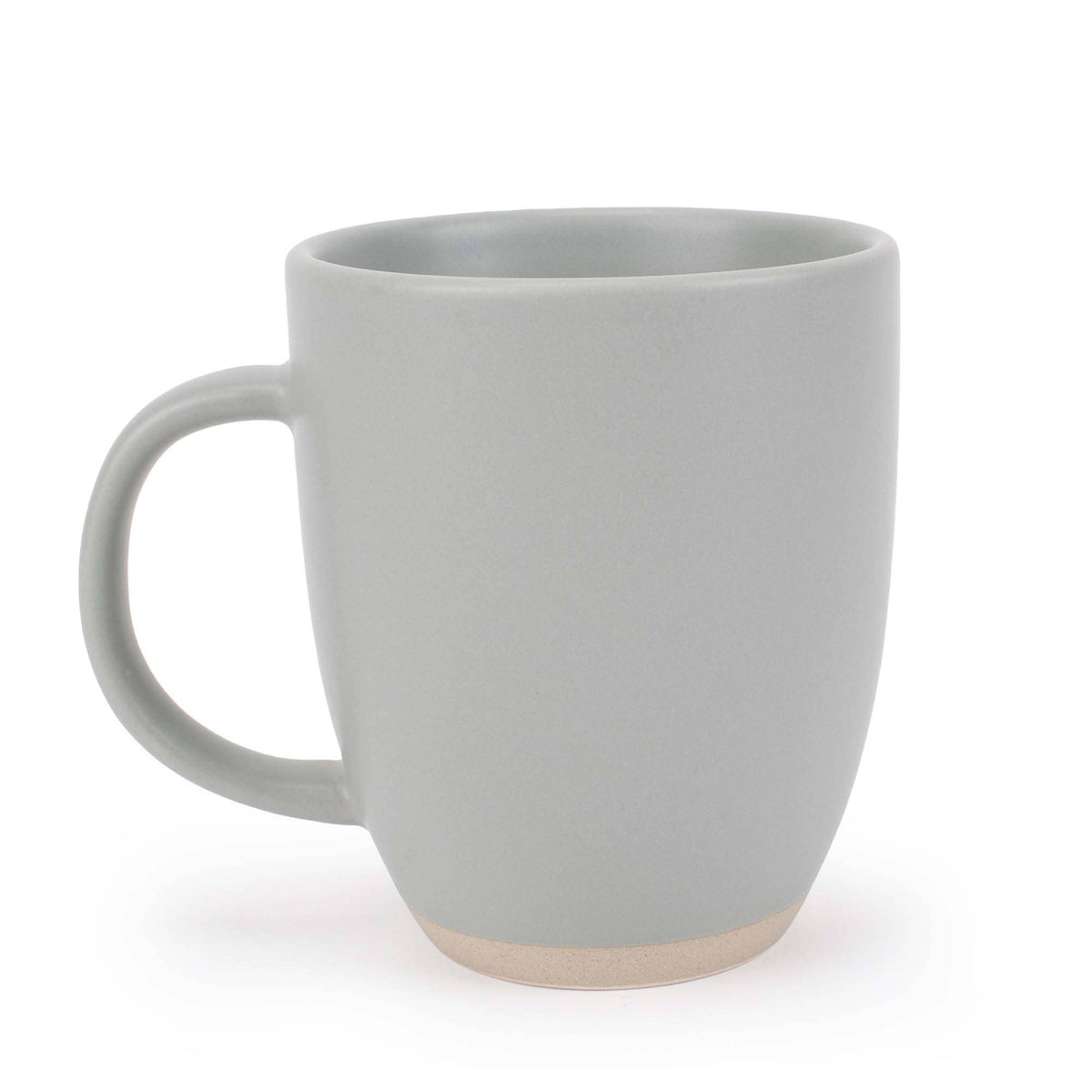 Mugs 4-Pk Raw Textured Bottom Light-Gray PRICE IS PER MUG