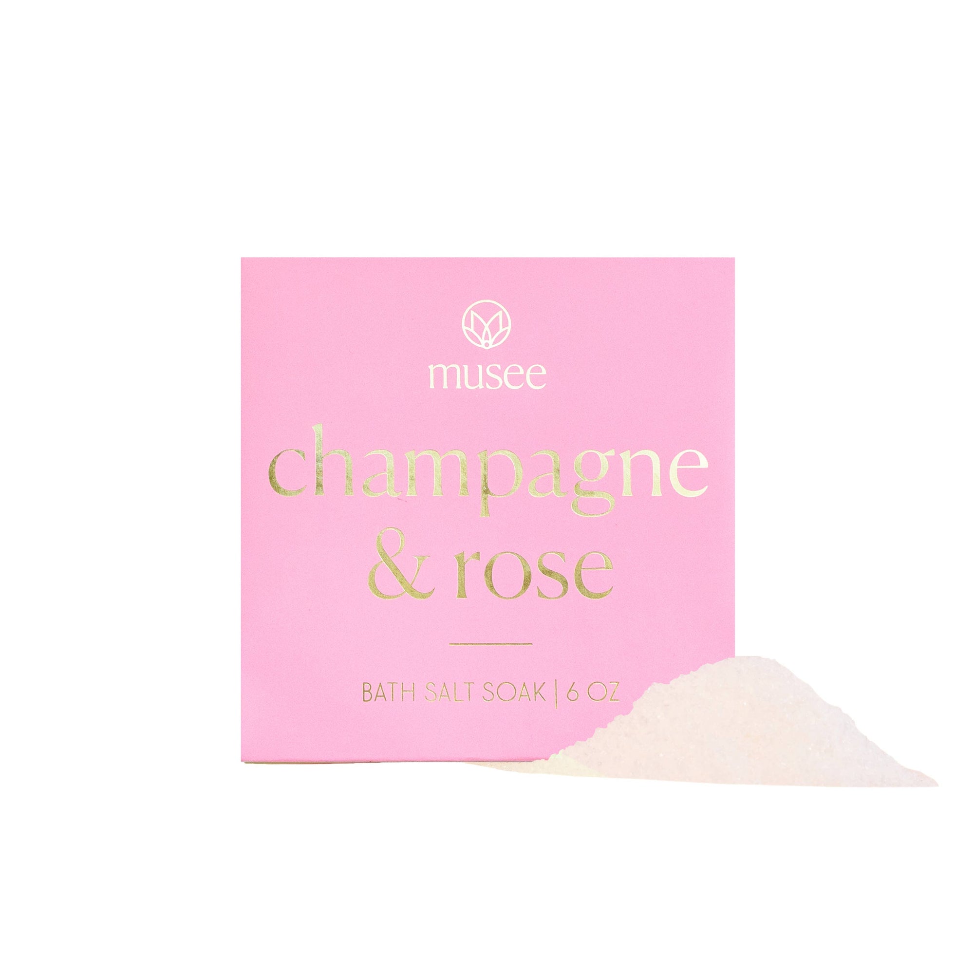 Champagne &amp; Rose Mini Bath Salt Soak