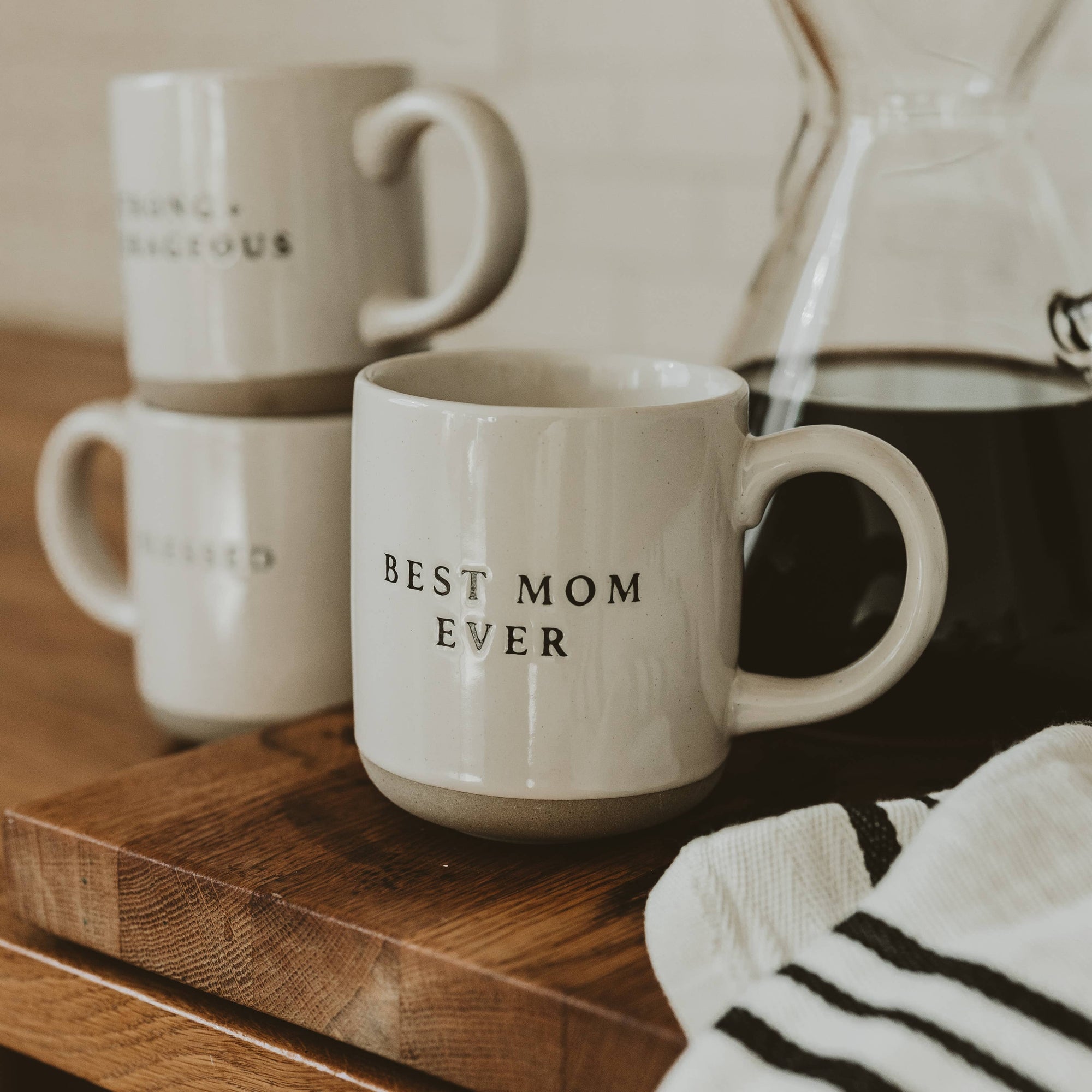 Best Mom Ever Stoneware Coffee Mug - Gifts &amp; Home Decor