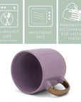 2-Tone Speckled Mug 4-Pack Purple Ceramic PRICE IS PER MUG