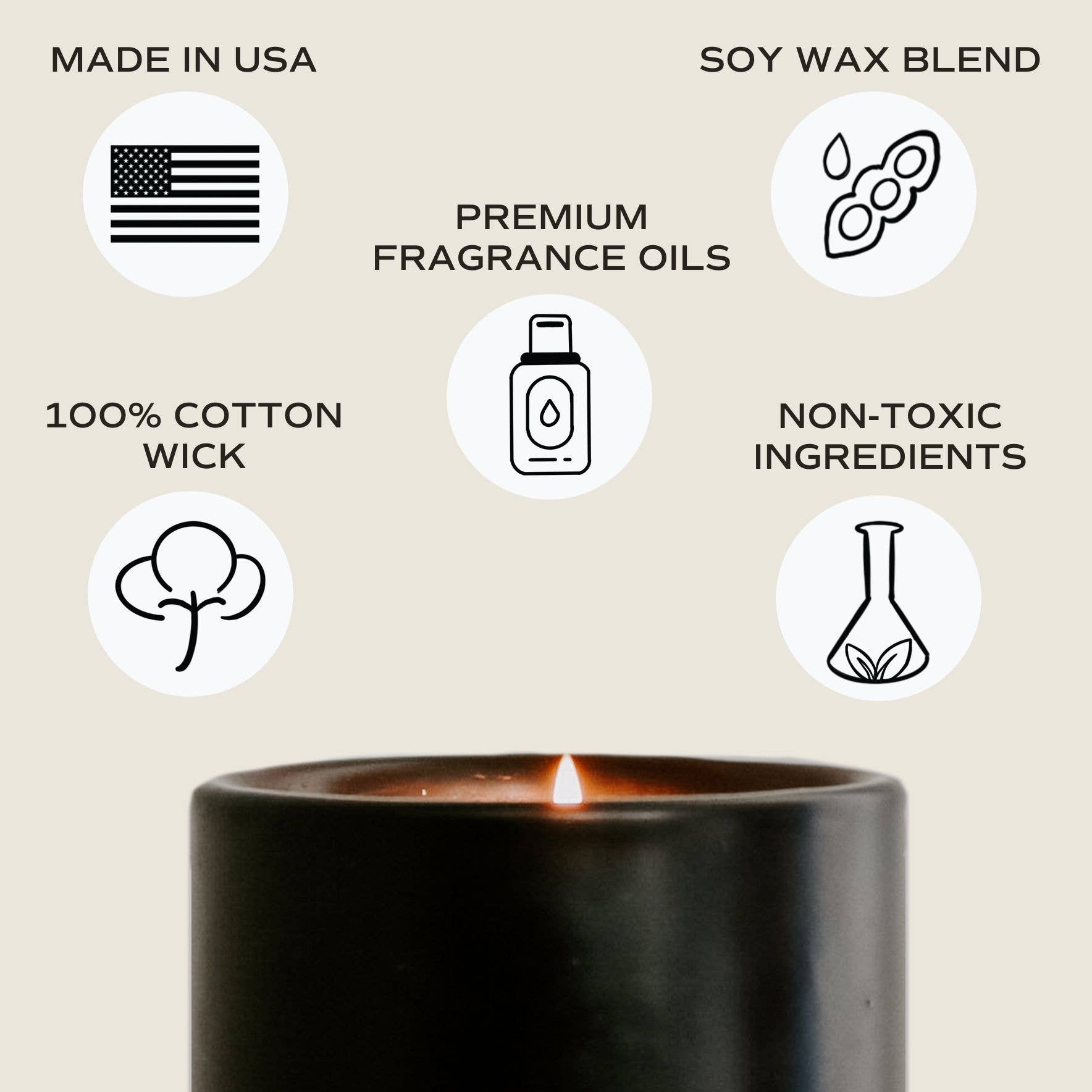 Fresh Coffee 12 oz Soy Candle - Home Decor &amp; Gifts