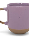 2-Tone Speckled Mug 4-Pack Purple Ceramic PRICE IS PER MUG