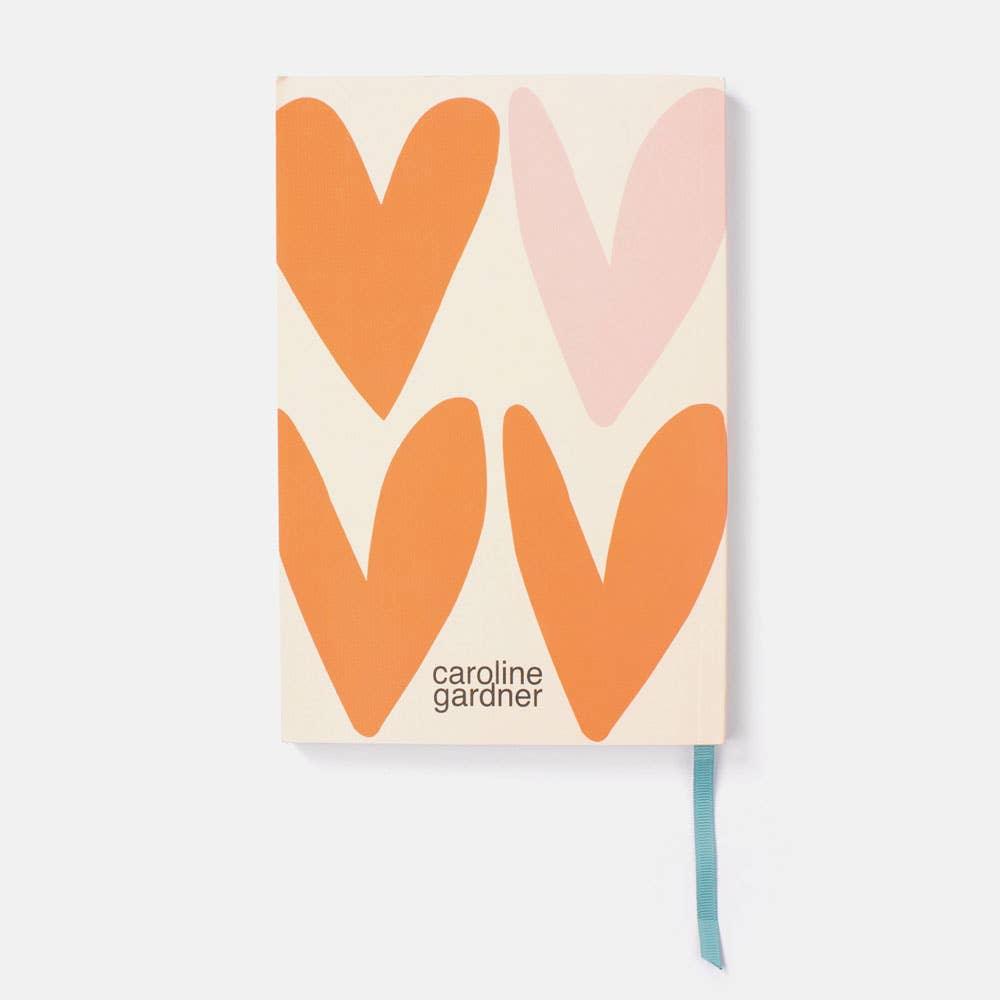 Orange Pale Pink Big Heart Dream Big Life Planner