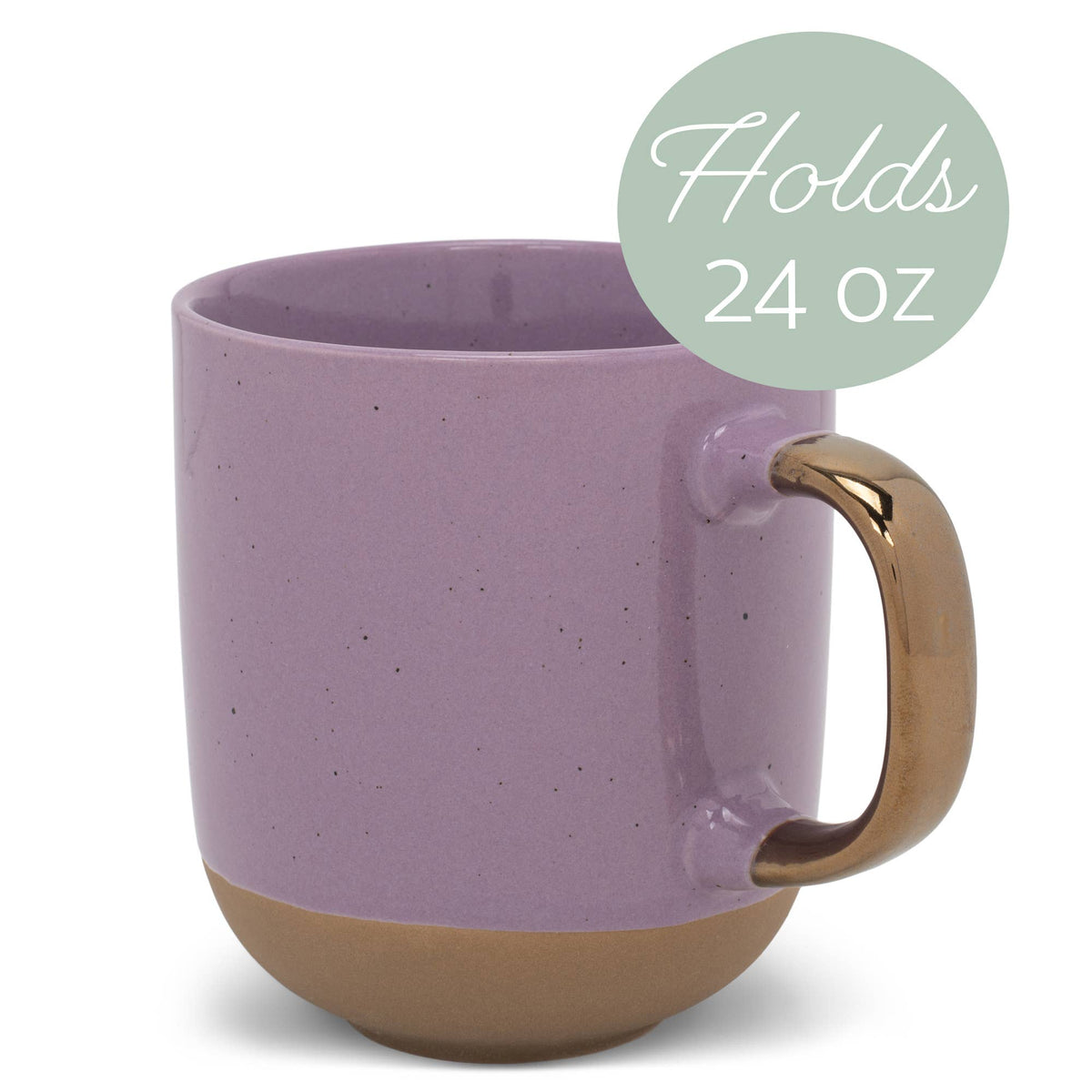 2-Tone Speckled Mug 4-Pack Purple Ceramic PRICE IS PER MUG