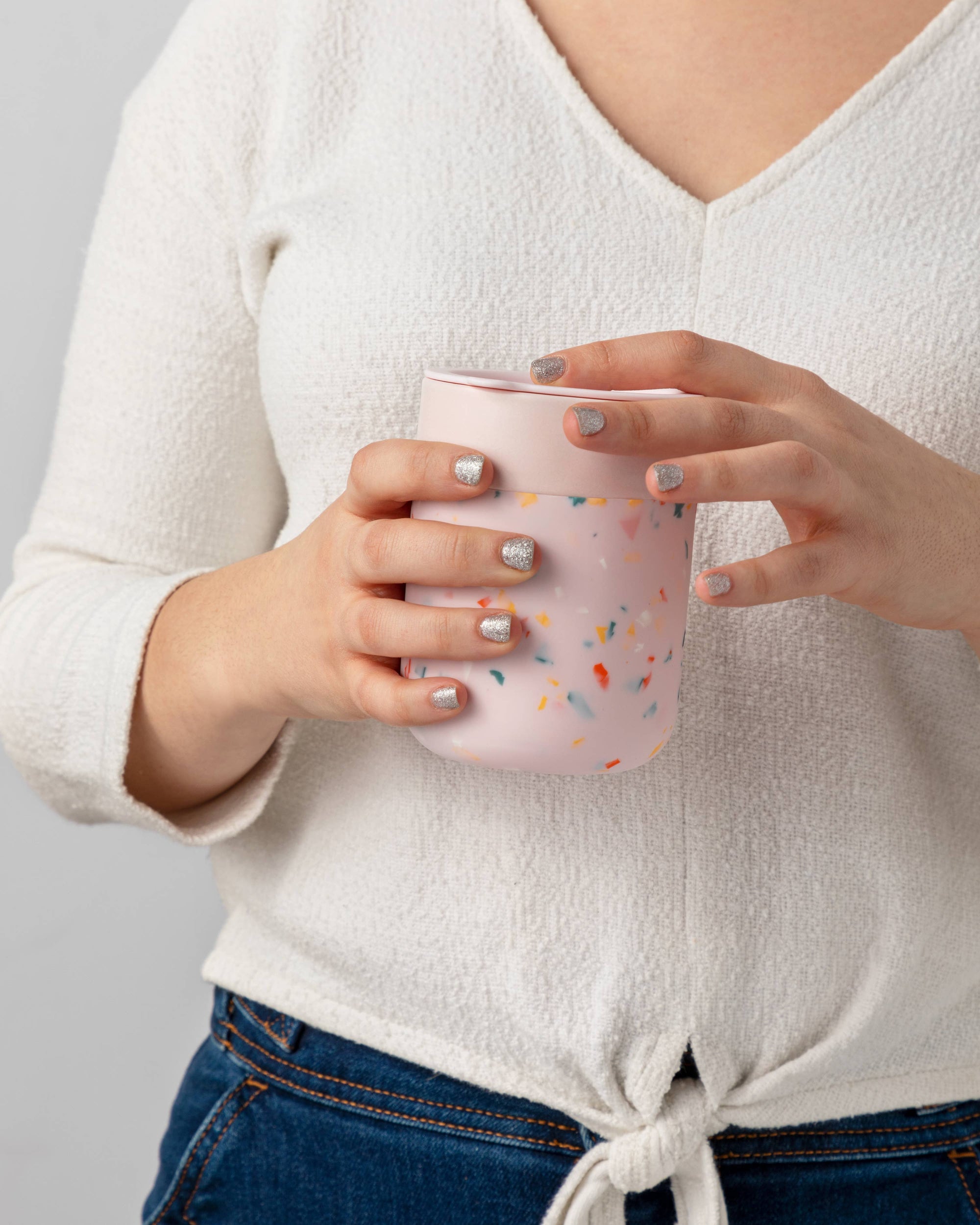 Ceramic Reusable Coffee Mug 12oz